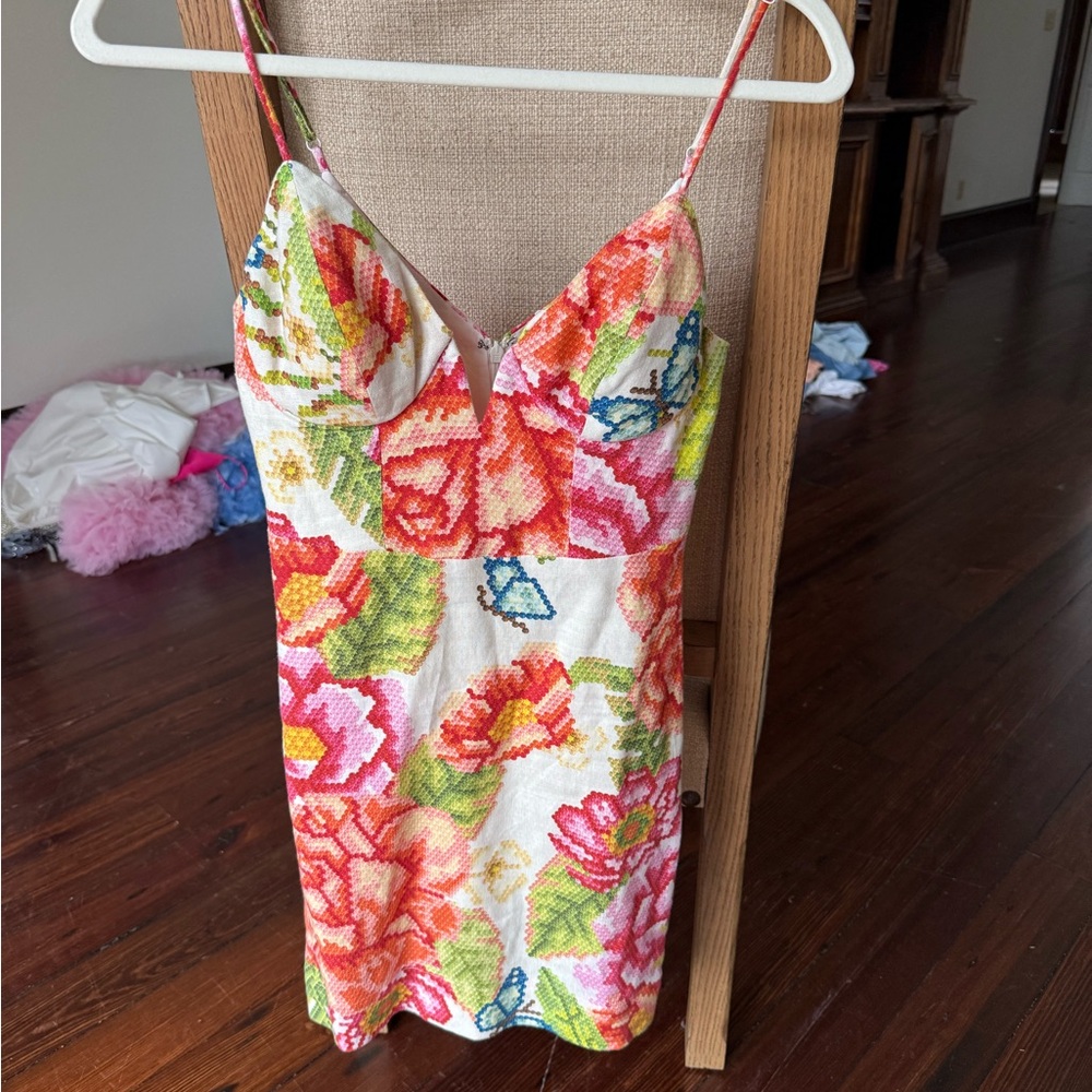 FARM Rio Floral Mini Dress - Multicolor